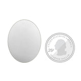 プレート 楕円 約36×28mm