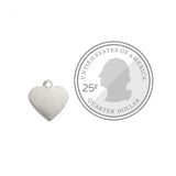 ハート カン付 約13×13mm